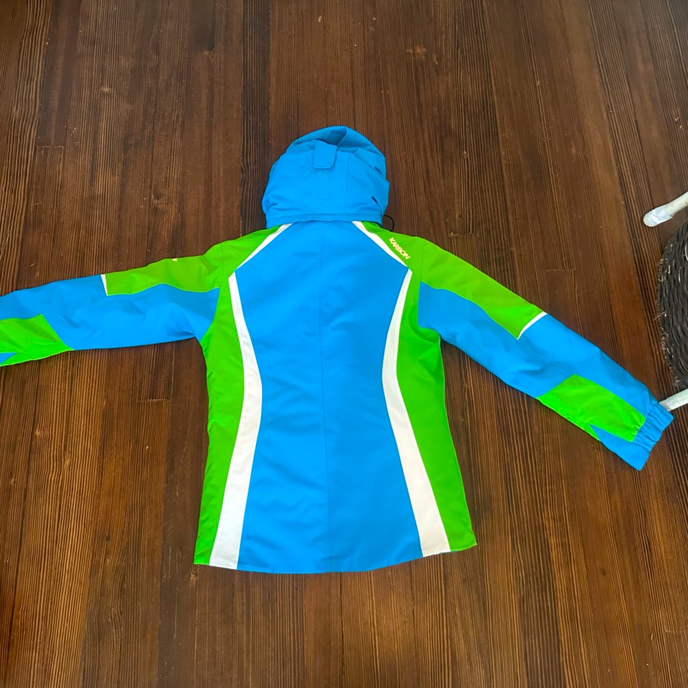 Girls ski/snowboard/snow jacket, sz 14 L. Excellent cond. Waterproof, insulated - Picture 2 of 10